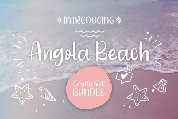 Angola Beach: A Handwritten Typeface for Editorial Warmth