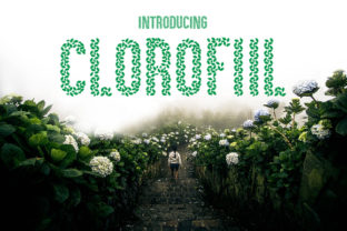 Clorofil: A Fresh, Leaf-Inspired Font for a Polished Brand Identity