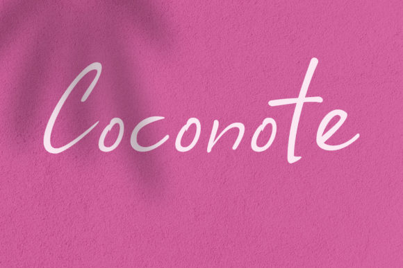 Coconote: The Handwritten Typeface That Upgrades Your Brand Identity