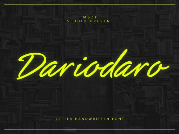 Dariodaro: A Playful Typeface for Modern Web Design