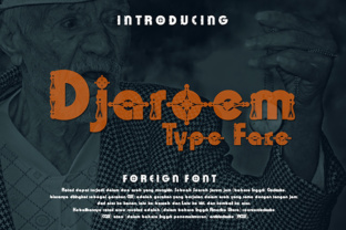 Djaroem: A Decorative Font for Crafting and Selling with Style