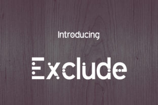 Exclude Font: A Bold Choice for Digital Branding