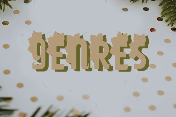 Genres: A Playful Display Typeface for Joyful Web Design