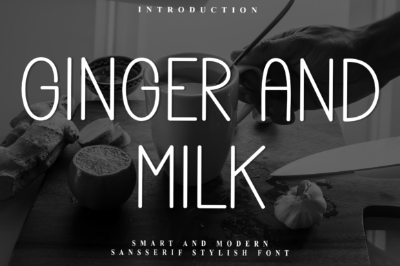 Ginger and Milk Typeface Review for Holiday Branding