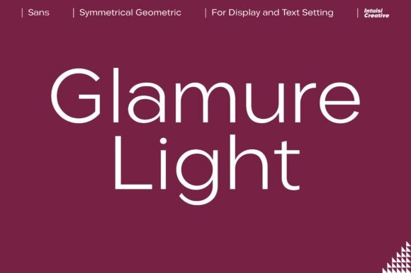 Glamure Light Typeface: A Luxe Sans Serif for Elegant Branding