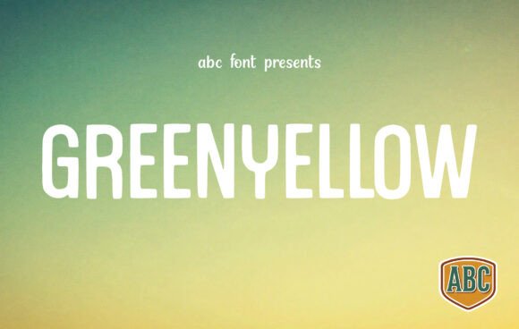 Greenyellow Typeface: A Fresh Sans Serif for Digital Brand Identity