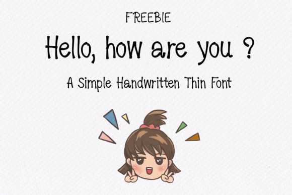Hello, How Are You: A Handwritten Typeface for Craft Branding