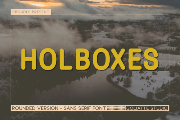 Holboxes: A Whimsical Sans Serif Typeface for Editorial Design