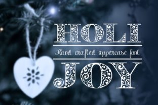 Holijoy: A Decorative Typeface for Editorial Design