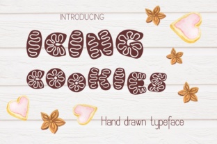 Icing Cookies: A Decorative Typeface for Sweet Design Projects