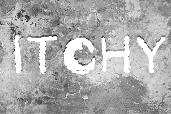 Itchy Font: A Delicate Display Typeface for Editorial Design