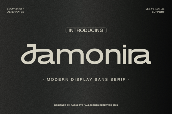 Jamonira: A Modern Sans Serif Typeface for Digital Campaigns