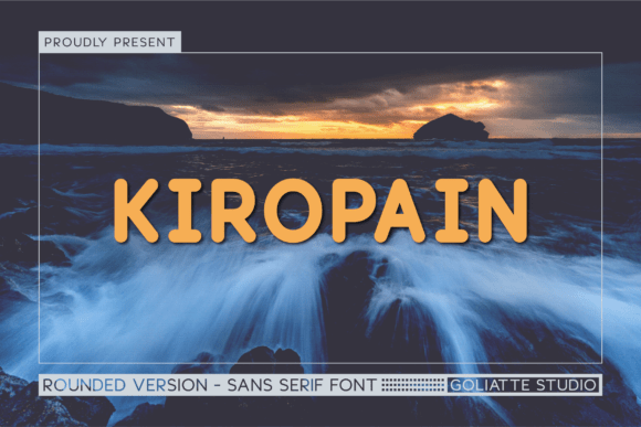 Kiropain: The Creative Sans Serif Font for Bold Brand Identity