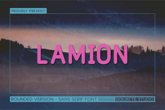 Lamion: The Whimsical Sans Serif Font for Polished Small Business Branding