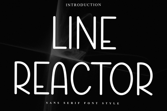 Line Reactor: A Festive Sans Serif Font for Holiday Crafts