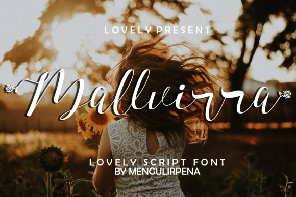 Mallvirra: A Delicate Handwritten Typeface for Campaign Visuals