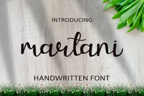 Martani: A Handwritten Font for Authentic Small Business Branding