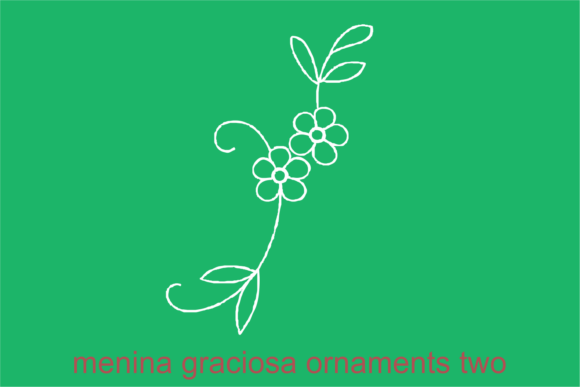 Menina Graciosa Ornaments: A Regal Typeface for Creative Branding