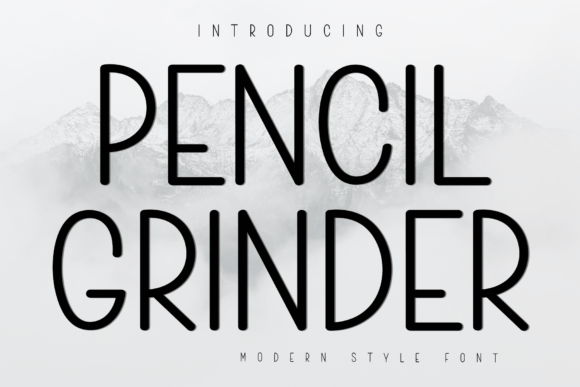 Pencil Grinder Typeface Review: A Creative Font for Bold Campaigns