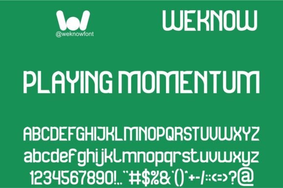 Playing Momentum: The Versatile Sans Serif Typeface for Modern Editorial Design