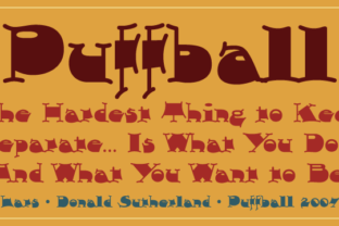 Puffball Typeface: A Playful Display Font for Engaging Social Campaigns