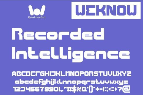 Recorded Intelligence: A Modern Sans Serif for Editorial Design