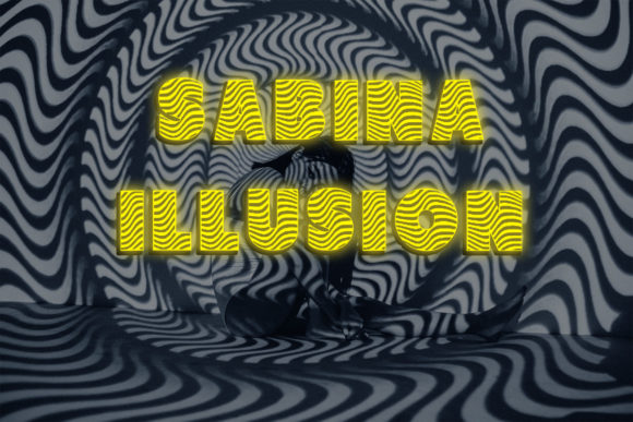 Sabina Illusion: The Zebra-Striped Typeface for Bold Campaigns