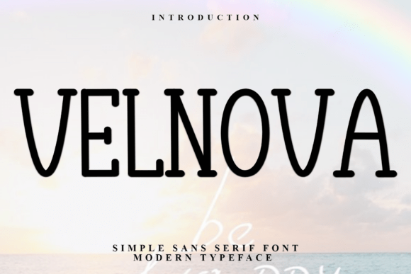 Velnova: A Festive Sans Serif for Holiday Branding